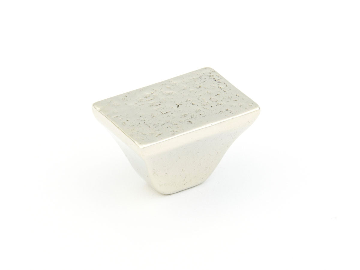 Schaub Perilla Vinci Rectangular, 1-1/4" — Bronce Blanco Pulido