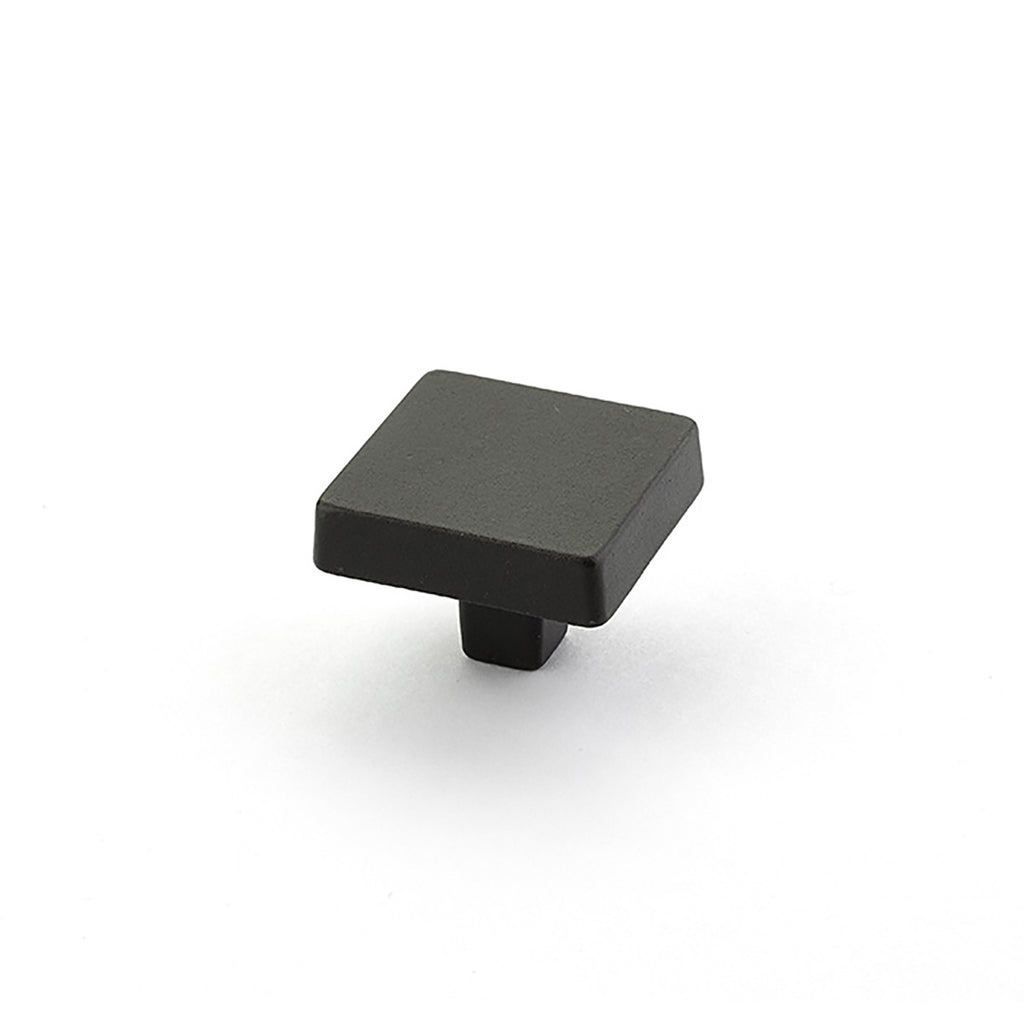 Schaub Perilla Vinci Large Cuadrada, 1-3/4" diám. — Bronce Negro