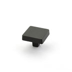 Schaub Perilla Vinci Large Cuadrada, 1-3/4" diám. — Bronce Negro