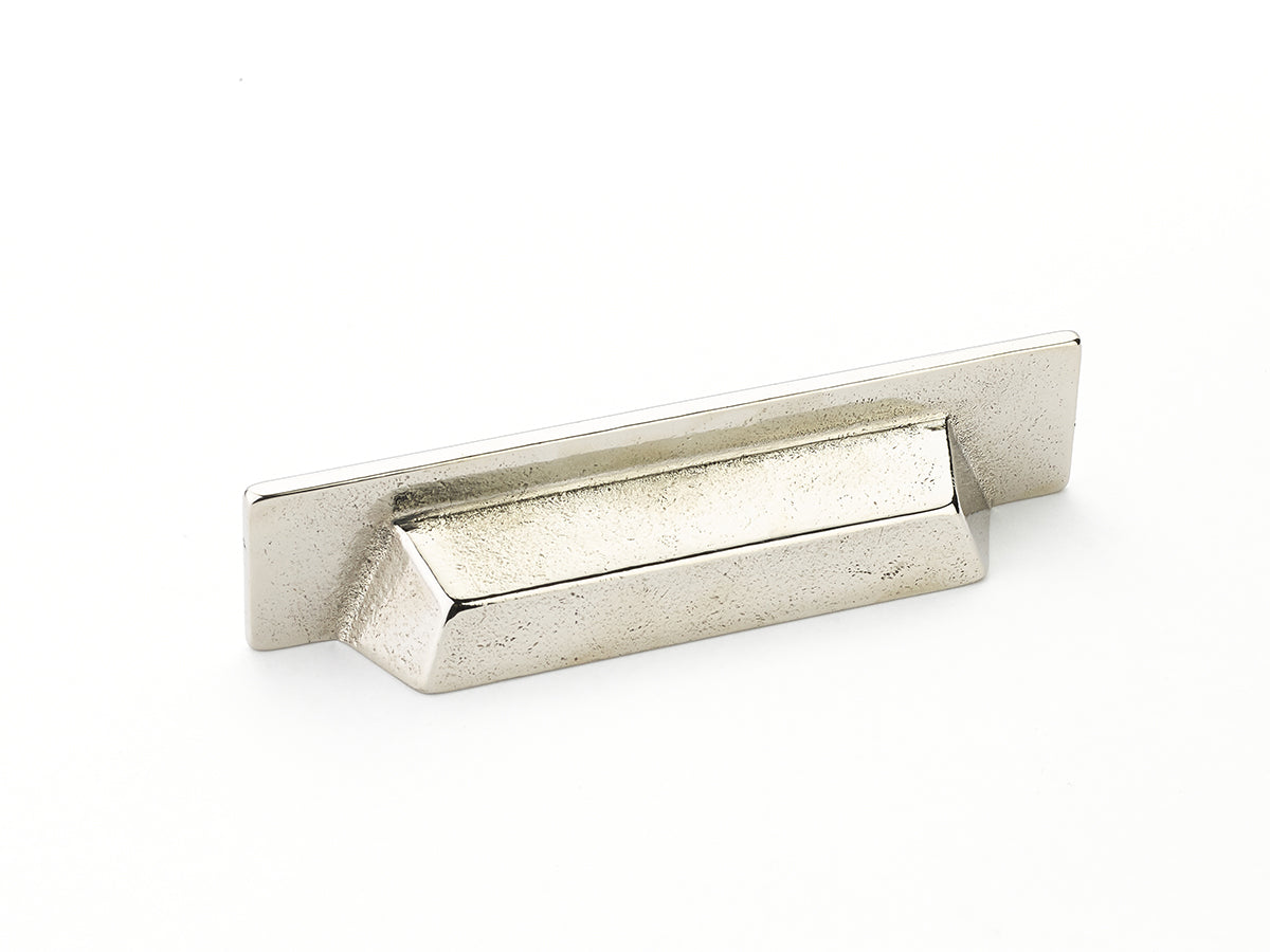 Schaub Jaladera Vinci Cup Rectangle, 96" — Bronce Blanco Pulido