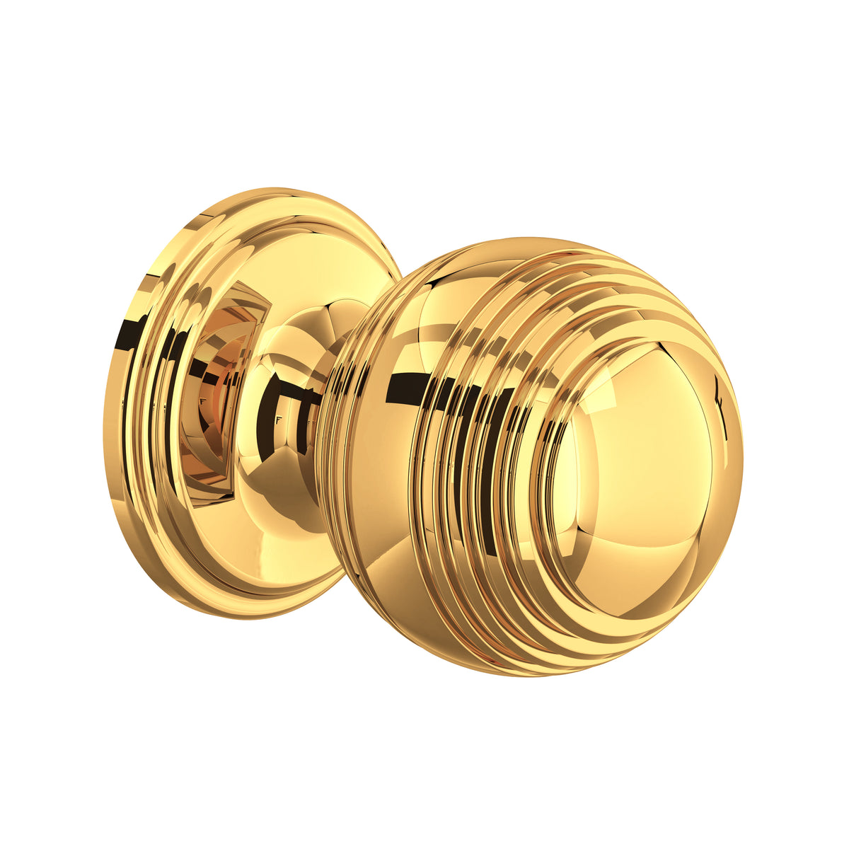 Rohl Perillas de Gabinete Contorneadas Grandes - Juego de 5 - Oro Inglés
