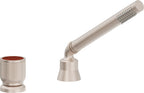 California Faucets Capitola Regadera de Mano y Desviador Completo para Tina Romana - Cilíndrica, 2.0 gpm - Níquel Satinado
