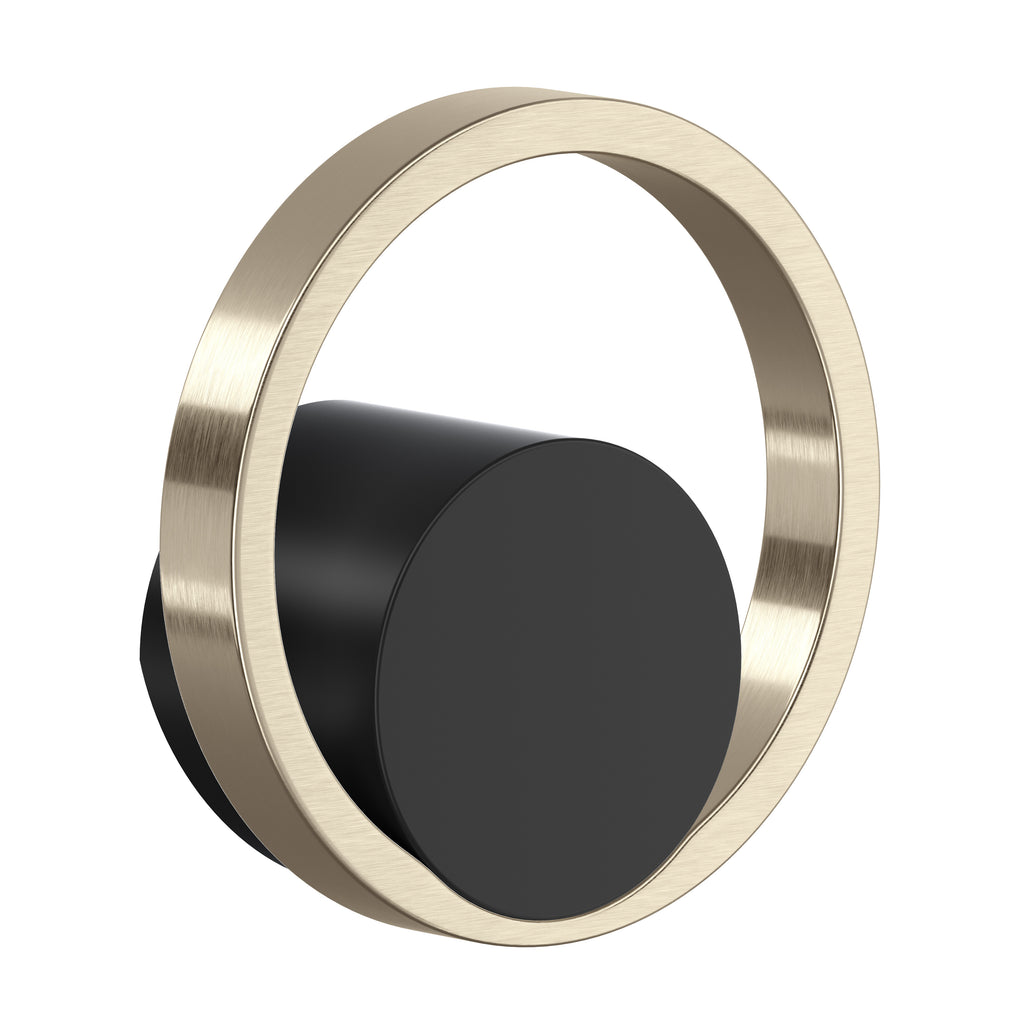 Rohl Eclissi Manija para Mezcladora de Cocina - Negro Mate / Níquel Satinado