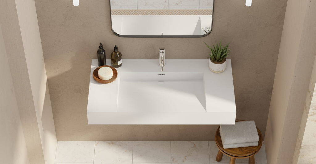 Badeloft Lavabo de Pared Tipo Rampa WT-04-G