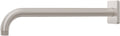 California Faucets San Elijo Brazo de Regadera de Pared de 12" - Base Cuadrada - Níquel Satinado