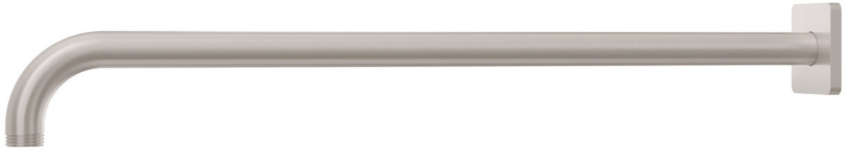 California Faucets San Elijo Brazo de Regadera de Pared de 20" - Base Cuadrada - Níquel Satinado