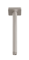 California Faucets San Elijo Brazo de Regadera de Techo - Base Cuadrada - Níquel Satinado