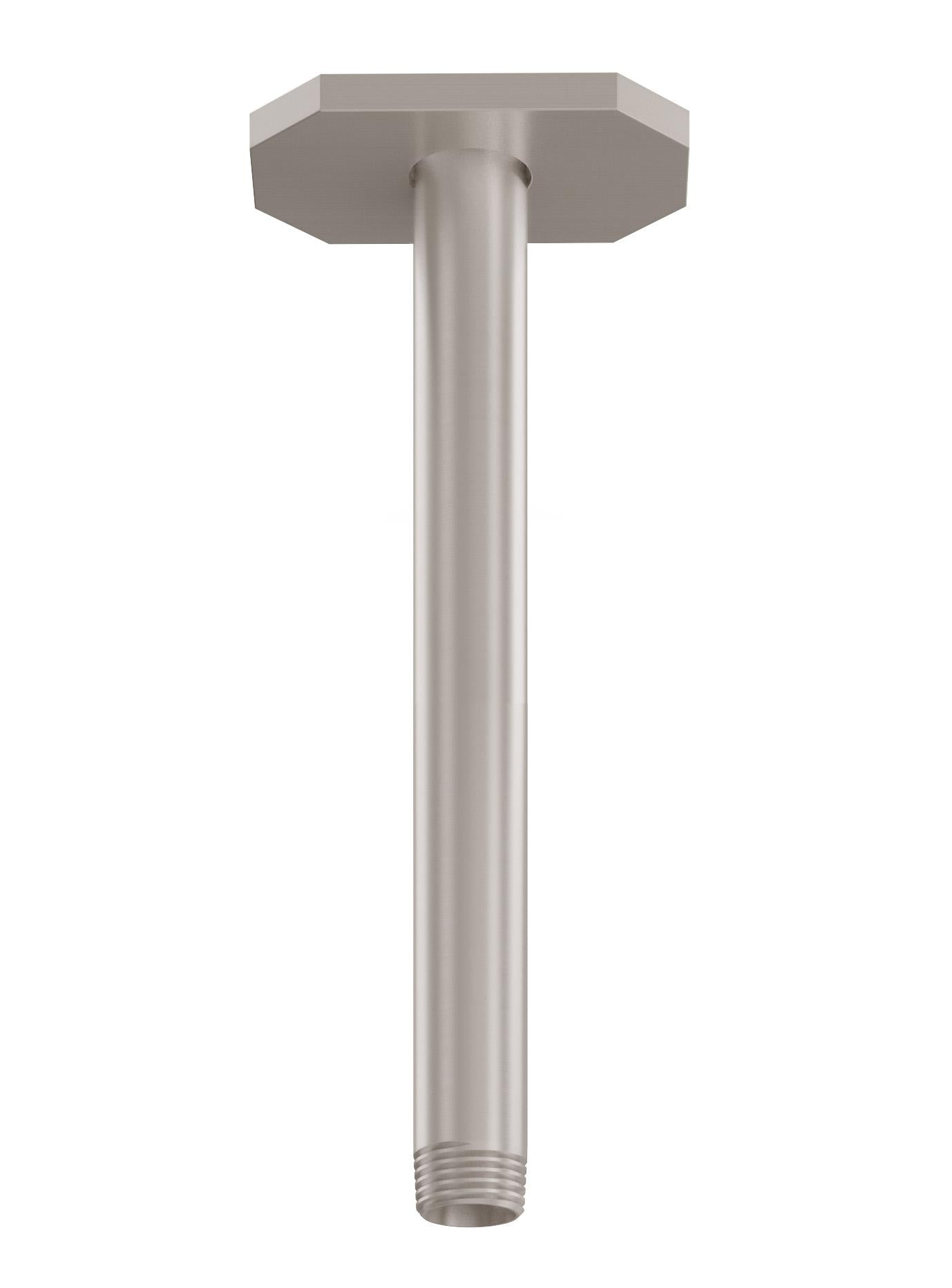California Faucets Doheny Brazo de Regadera de Techo - Base Octagonal - Níquel Satinado