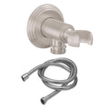 California Faucets Del Mar Wall Mounted Regadera de Mano Kit - Base de Línea - Níquel Satinado
