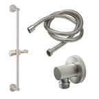 California Faucets Jalama Kit de Regadera de Mano con Barra Deslizante - Níquel Satinado