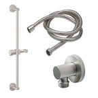 California Faucets Jalama Kit de Regadera de Mano con Barra Deslizante - Níquel Satinado