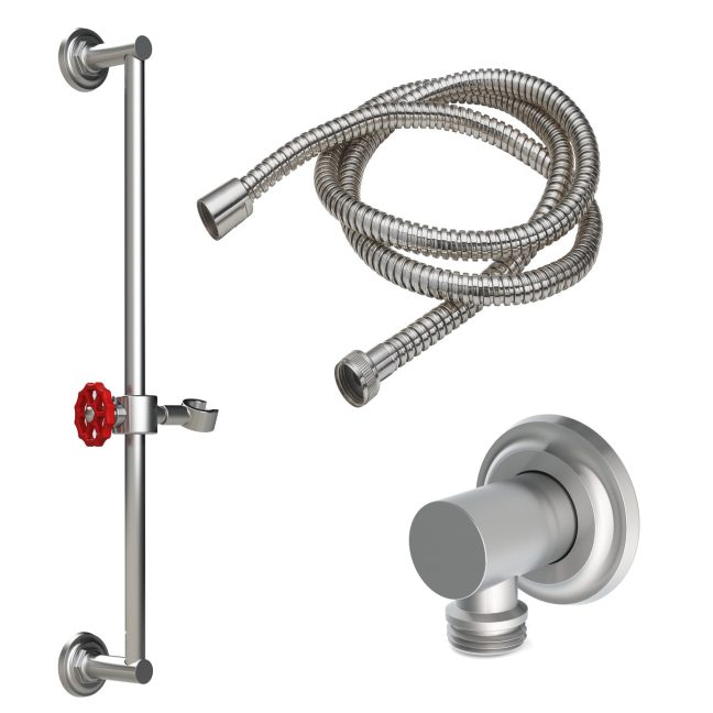 California Faucets Descanso Works Kit de Regadera de Mano de Barra Deslizante
