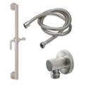 California Faucets Tamalpais Kit de Regadera de Mano con Barra de Apoyo (24") - Níquel Satinado