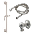 California Faucets Coronado Kit de Regadera de Mano con Barra de Apoyo de 30" - Níquel Satinado