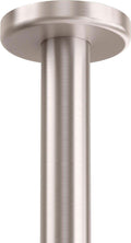 California Faucets Trousdale Brazo de Regadera de Techo - Base Redonda - Níquel Satinado
