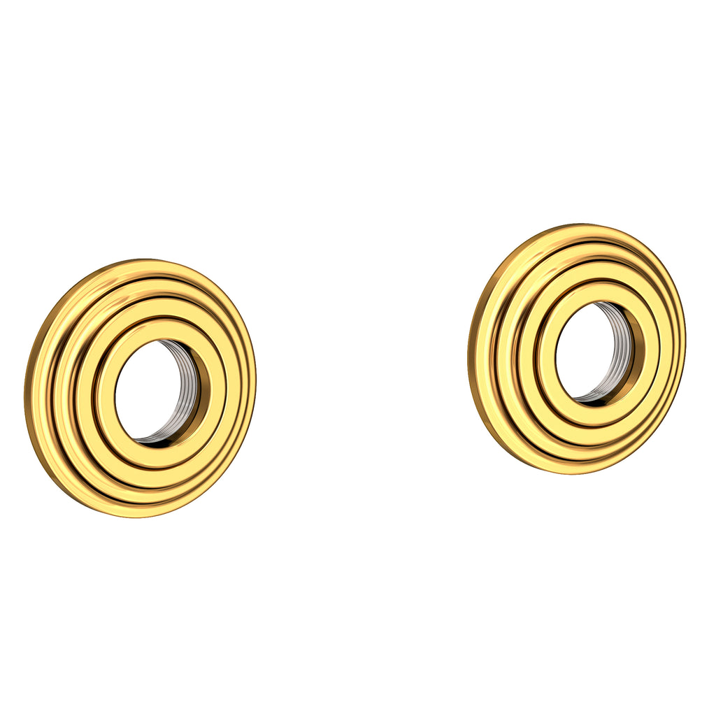 Newport Brass Astor 920-2400 — Anillos Decorativos y Herrajes para Barra de Seguridad — Oro Pulido (PVD)