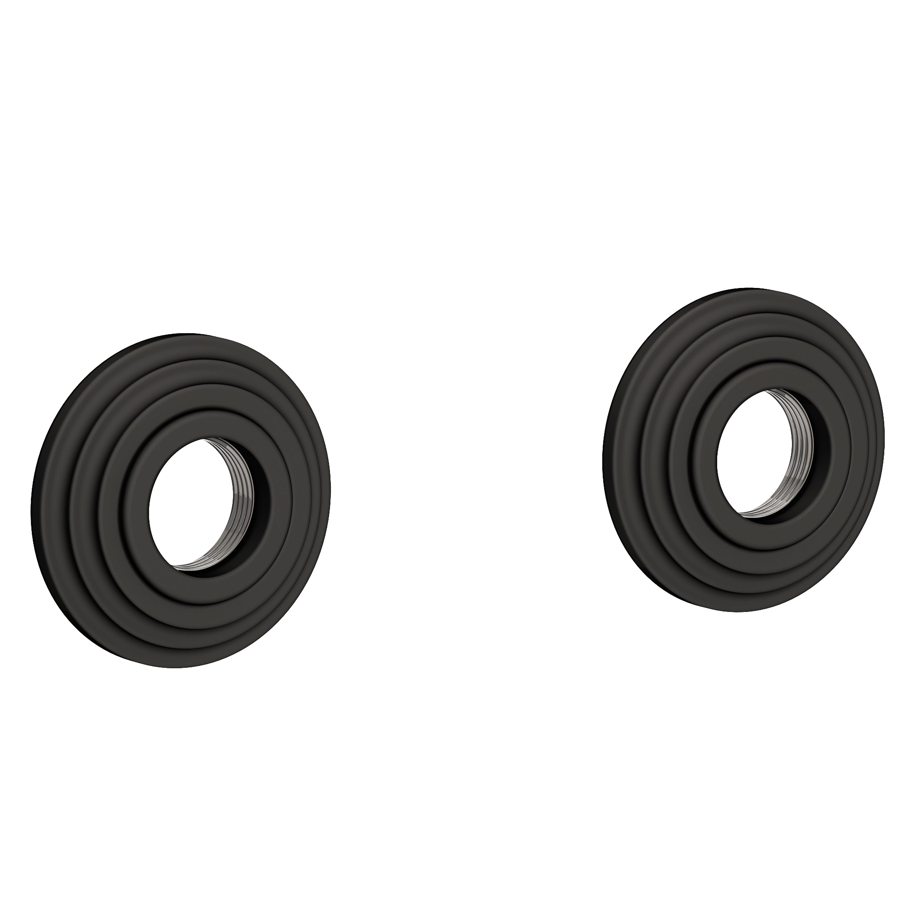 Newport Brass Astor 920-2400 — Anillos Decorativos y Herrajes para Barra de Seguridad — Negro Mate
