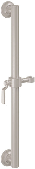 California Faucets Descanso Works Barra de Apoyo con Deslizador de 24" - Níquel Satinado