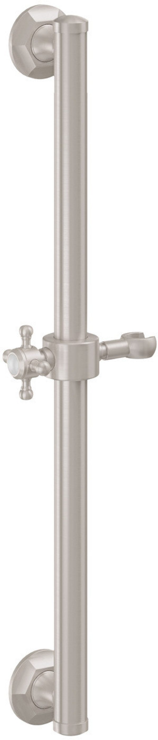 California Faucets Monterey Barra de Apoyo con Deslizador de 30" - Níquel Satinado