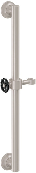 California Faucets Descanso Works Barra de Apoyo con Deslizador de 30" - Níquel Satinado