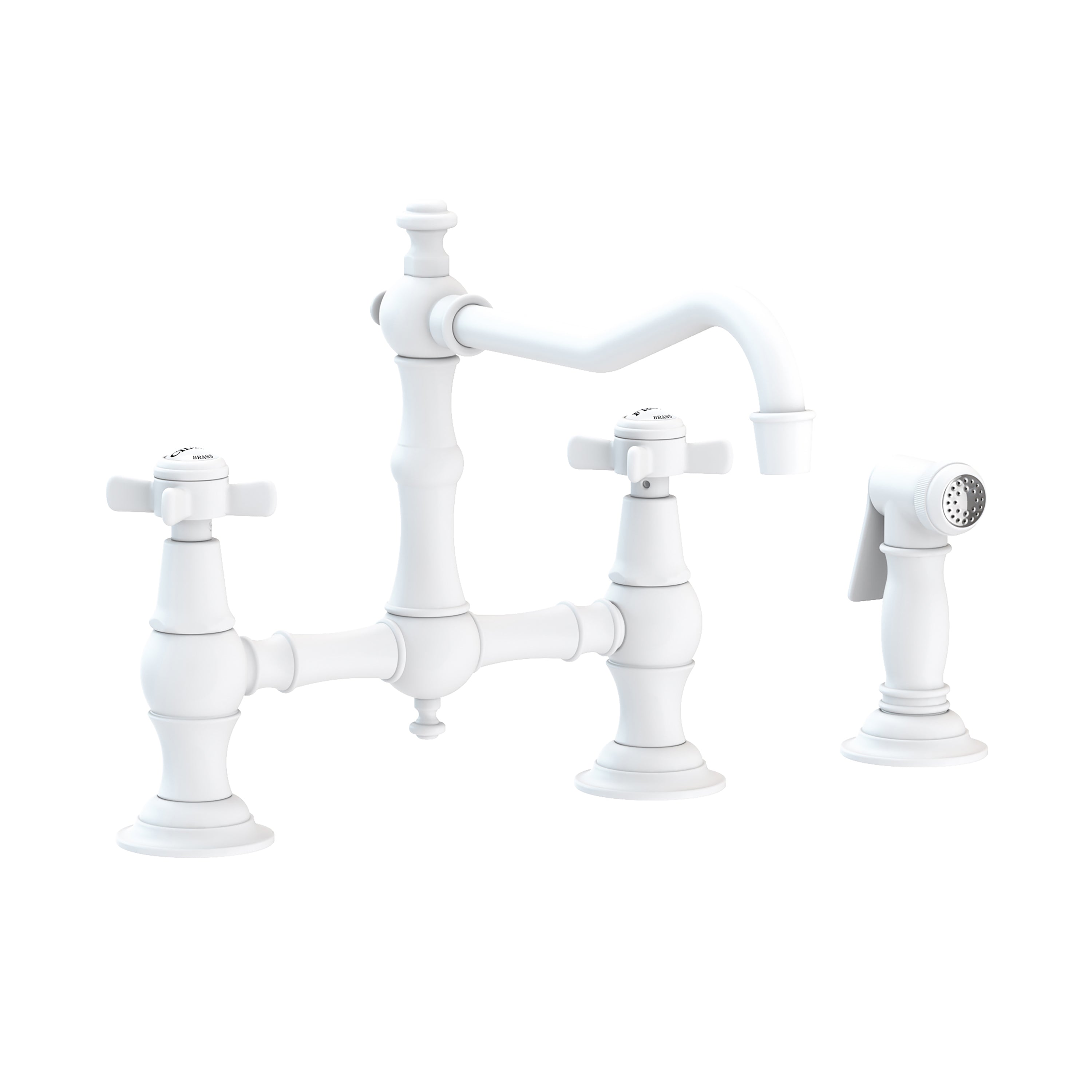 Newport Brass Chesterfield 945-1 — vista de producto — Blanco Mate