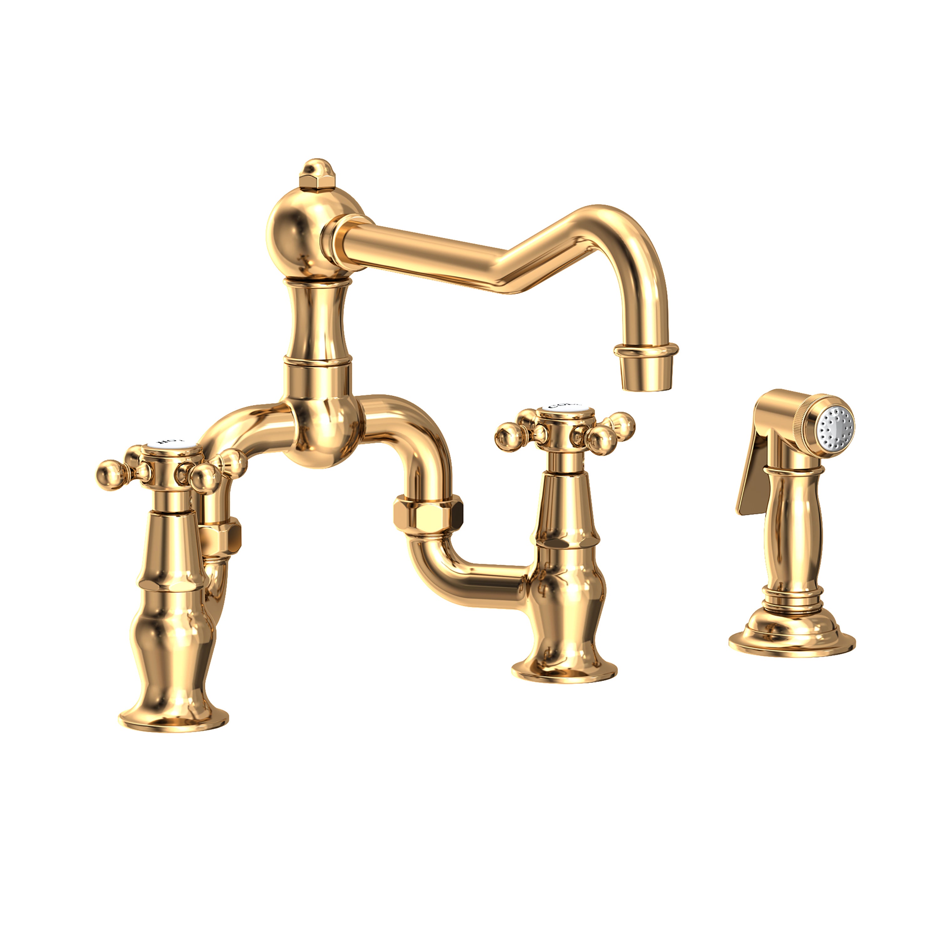 Newport Brass Chesterfield 9452-1 — vista de producto — Latón sin Laca (Living)