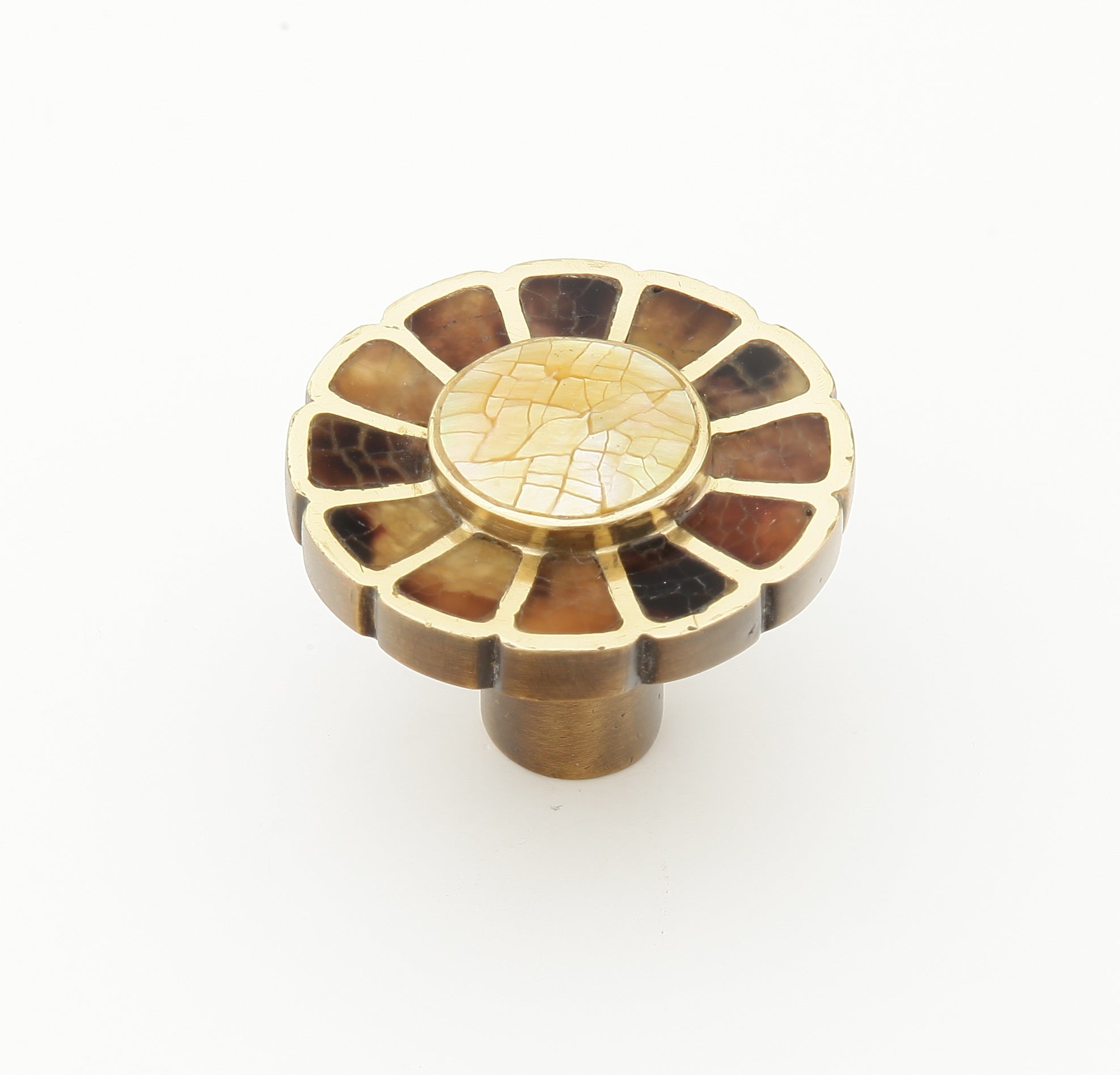 Schaub Perilla Tiger Penshell Yellow Mother Pearl Estate Dover Finish Call, 1-1/2" diám. — Estándar