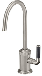 California Faucets Descanso Dispensador de Agua Fría Industrial - Pico en Arco - Níquel Satinado