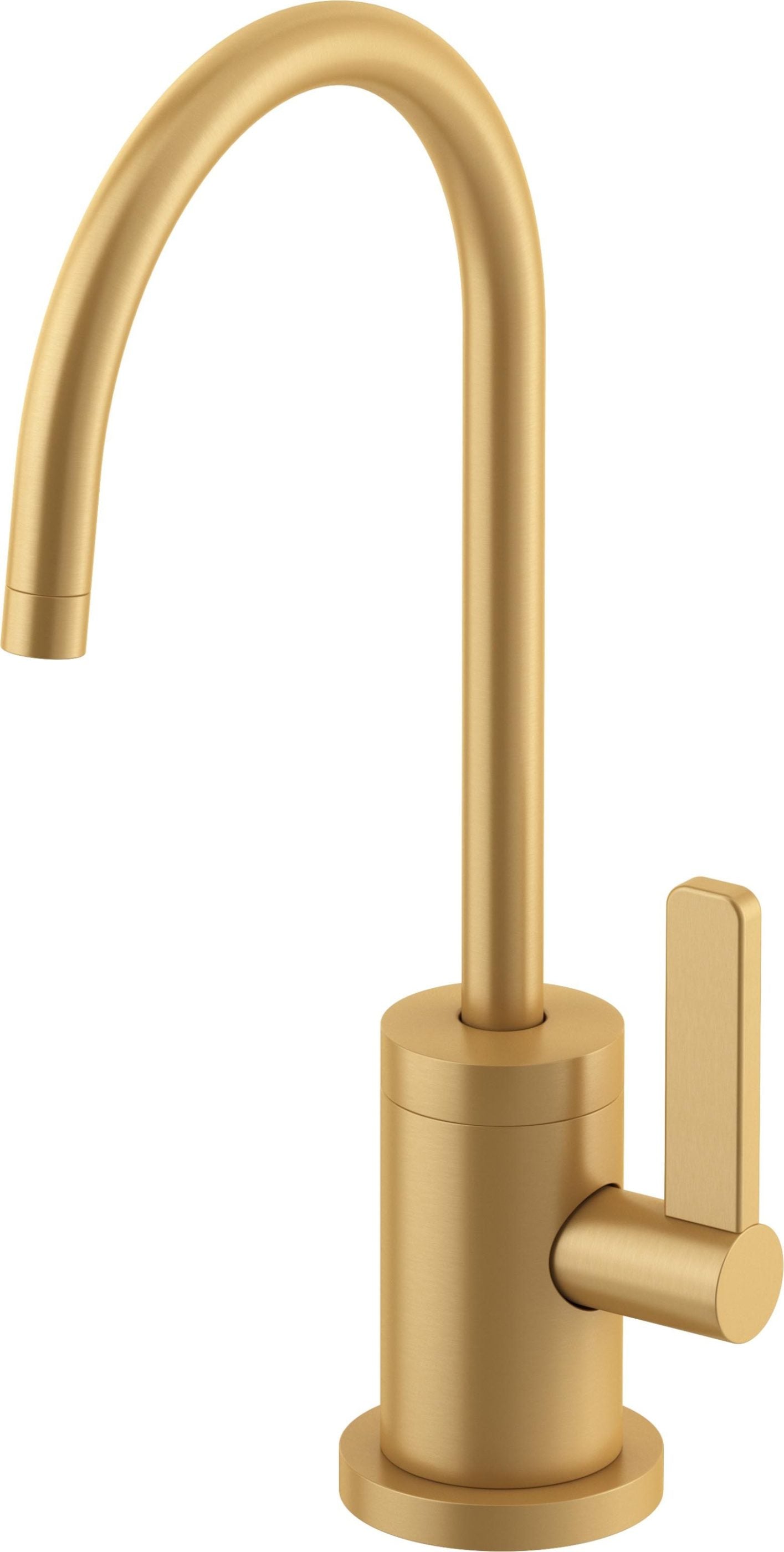 California Faucets COTO Dispensador de Agua Fría Contemporáneo - Surtidor en Arco - Oro Satinado de por Vida