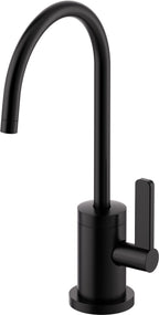 California Faucets COTO Dispensador de Agua Fría Contemporáneo - Surtidor en Arco - Negro Mate