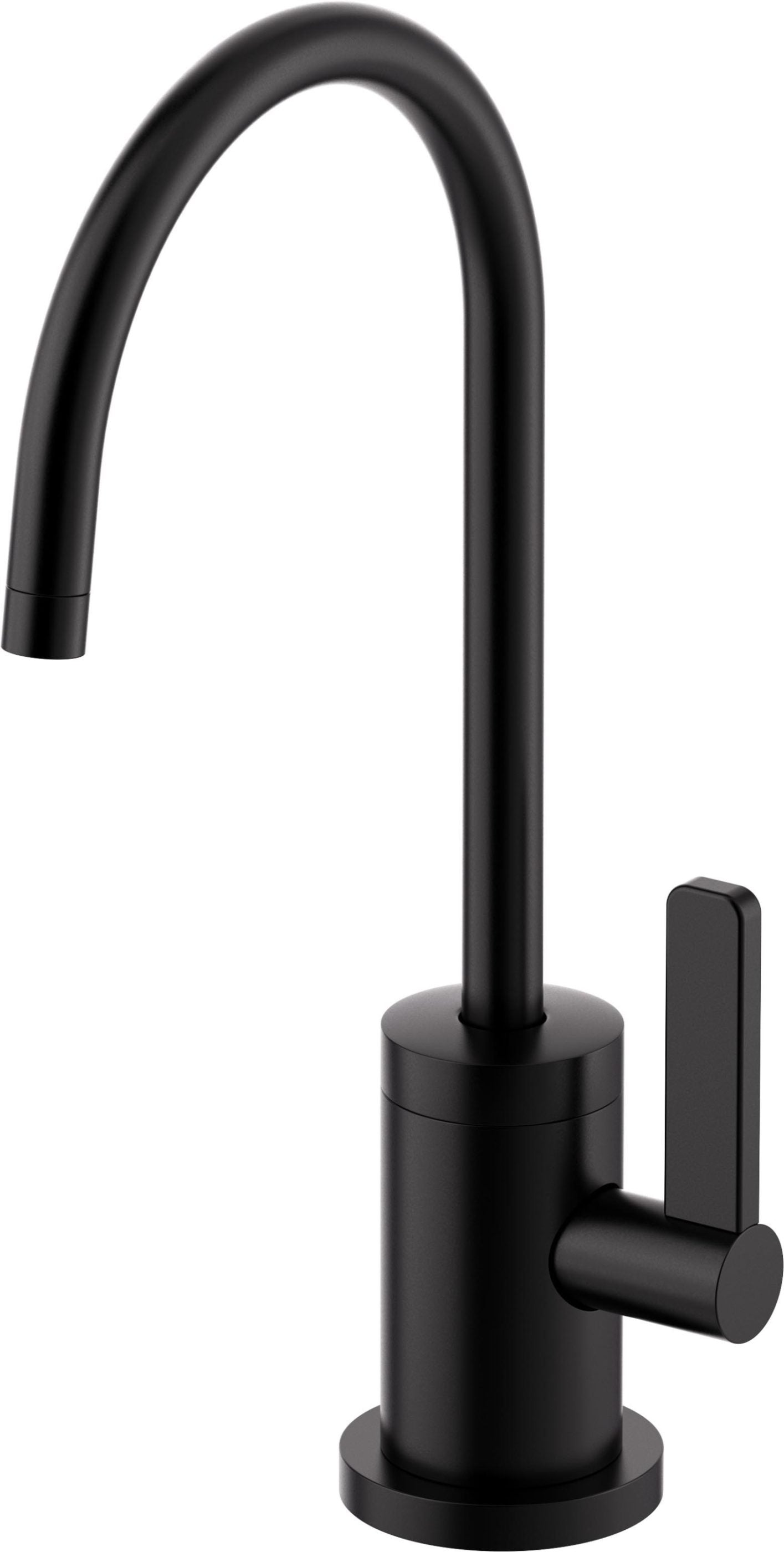 California Faucets COTO Dispensador de Agua Fría Contemporáneo - Surtidor en Arco - Negro Mate