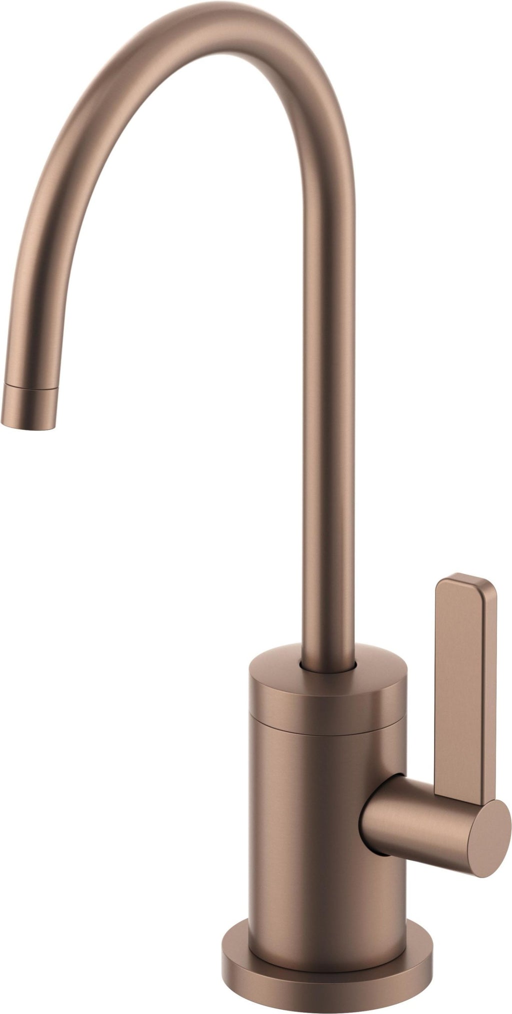 California Faucets COTO Dispensador de Agua Fría Contemporáneo - Surtidor en Arco - Bronce Satinado