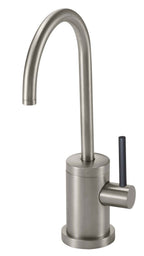 California Faucets Poetto Dispensador Combinado de Agua Fria y Caliente de Una Manija Contemporaneo - Níquel Satinado