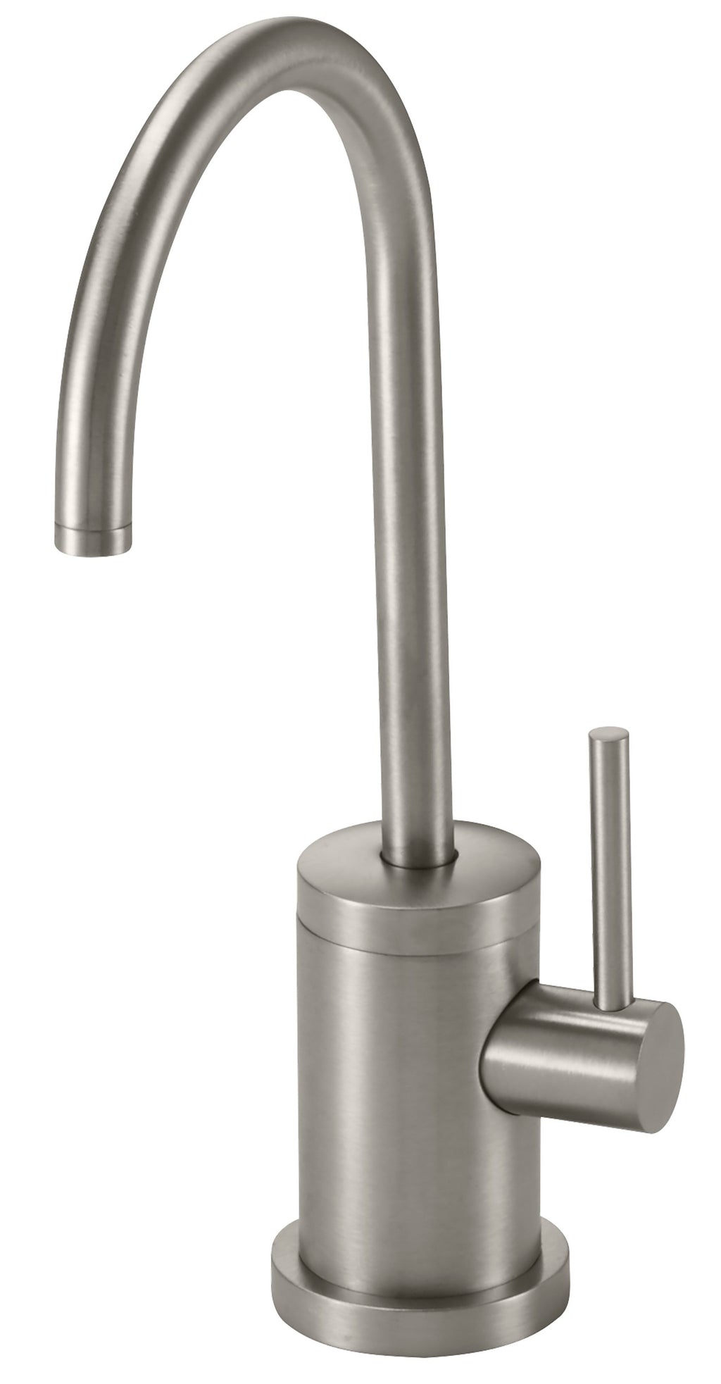 California Faucets Poetto Dispensador Combinado de Agua Fria y Caliente de Una Manija Contemporaneo - Níquel Satinado