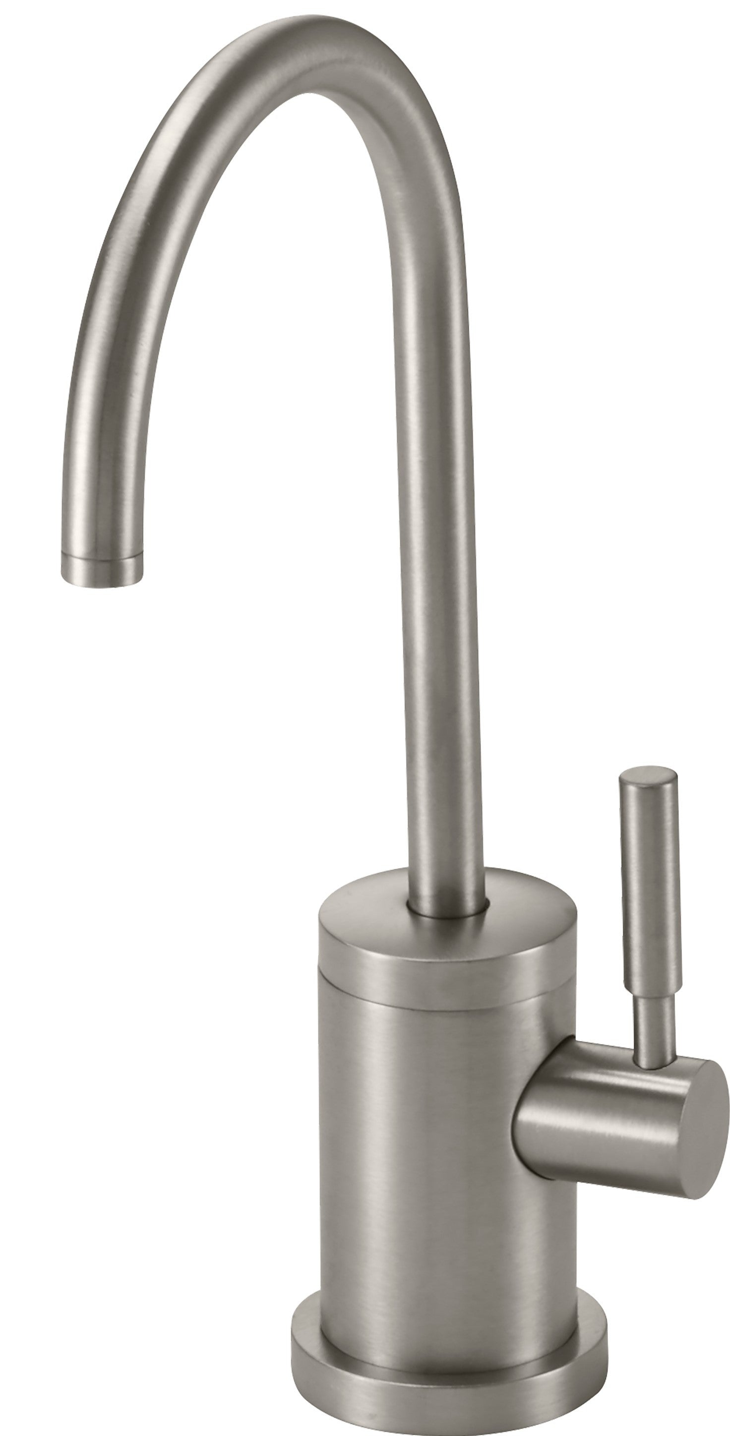 California Faucets Corsano Dispensador Combinado de Agua Fria y Caliente de Una Manija Contemporaneo - Níquel Satinado