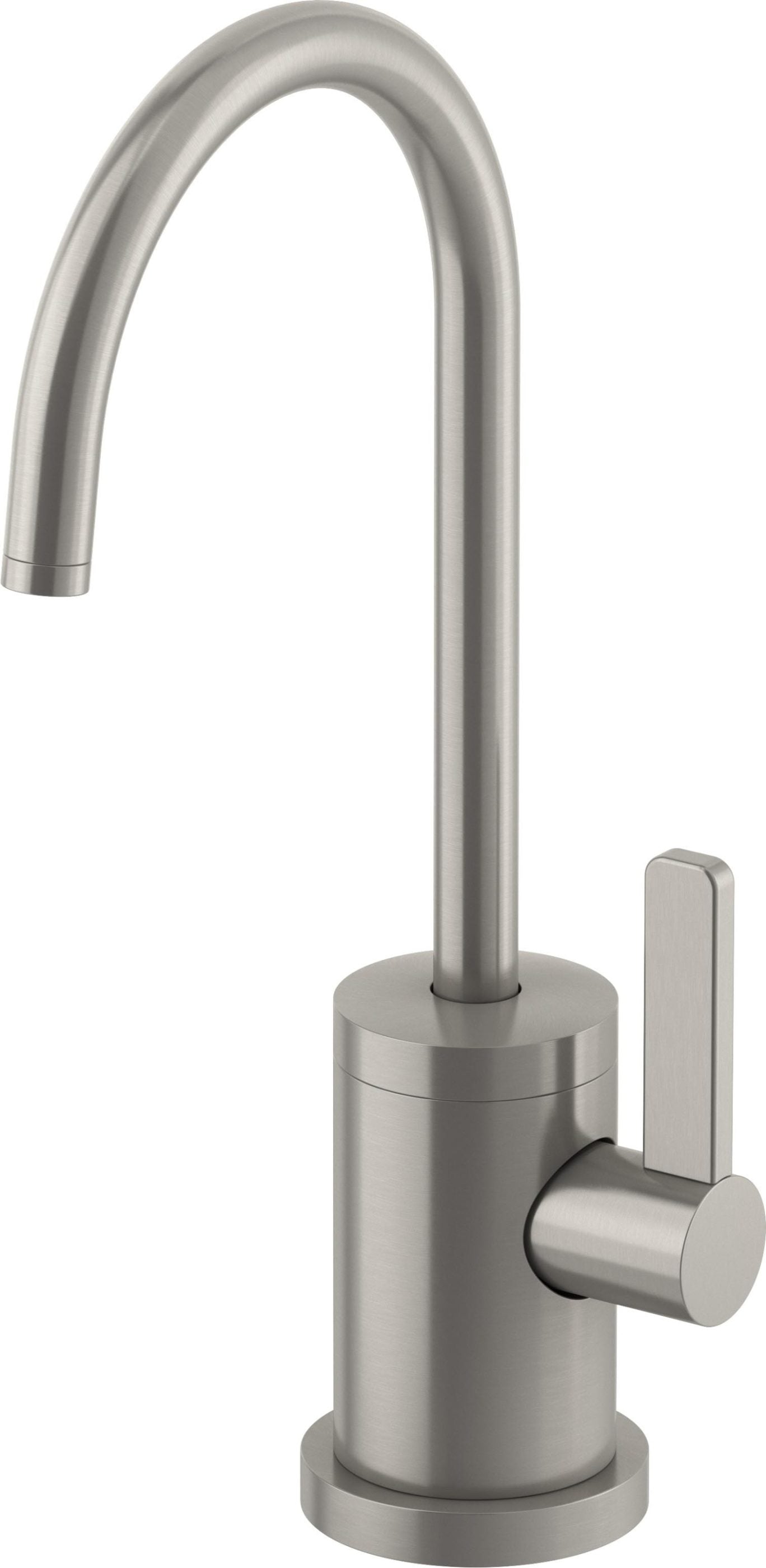 California Faucets COTO Dispensador Combinado de Agua Fría y Caliente de Una Manija Contemporáneo - Surtidor en Arco - Acero Inoxidable Satinado