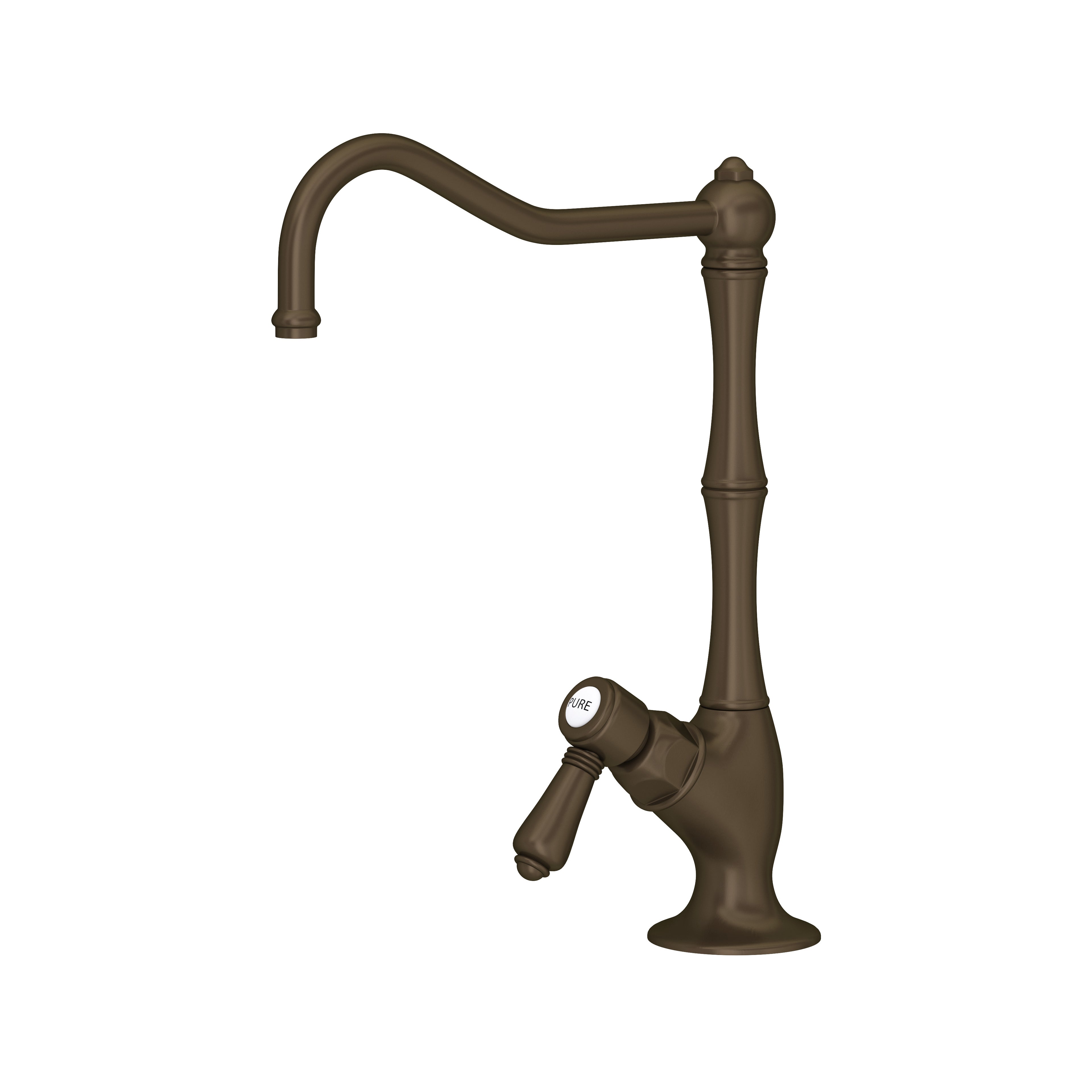 Rohl Acqui Mezcladora Filtradora de Cocina - Palanca de Metal - Latón Toscano