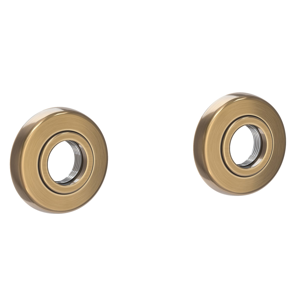 Newport Brass East Linear 990-2400 — Anillos Decorativos y Herrajes para Barra de Seguridad — Latón Antiguo