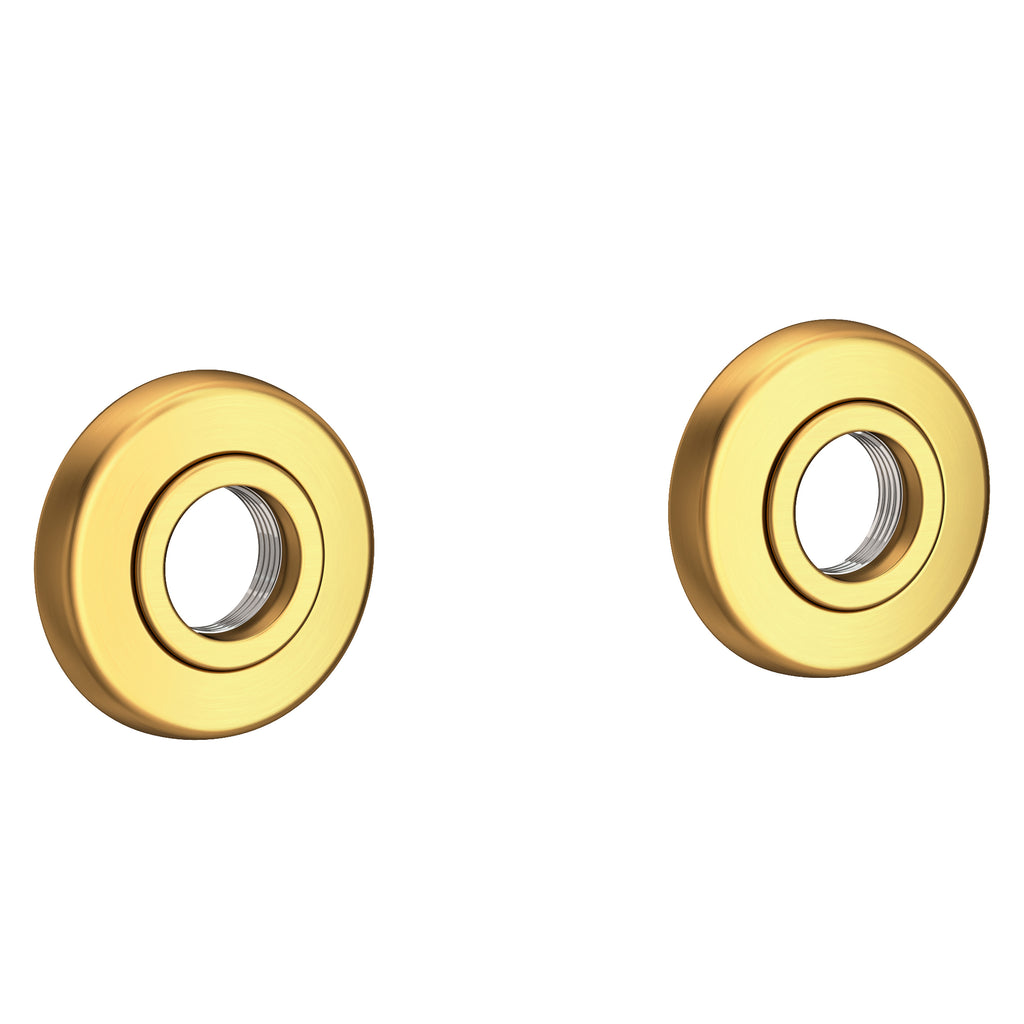 Newport Brass East Linear 990-2400 — Anillos Decorativos y Herrajes para Barra de Seguridad — Oro Satinado (PVD)