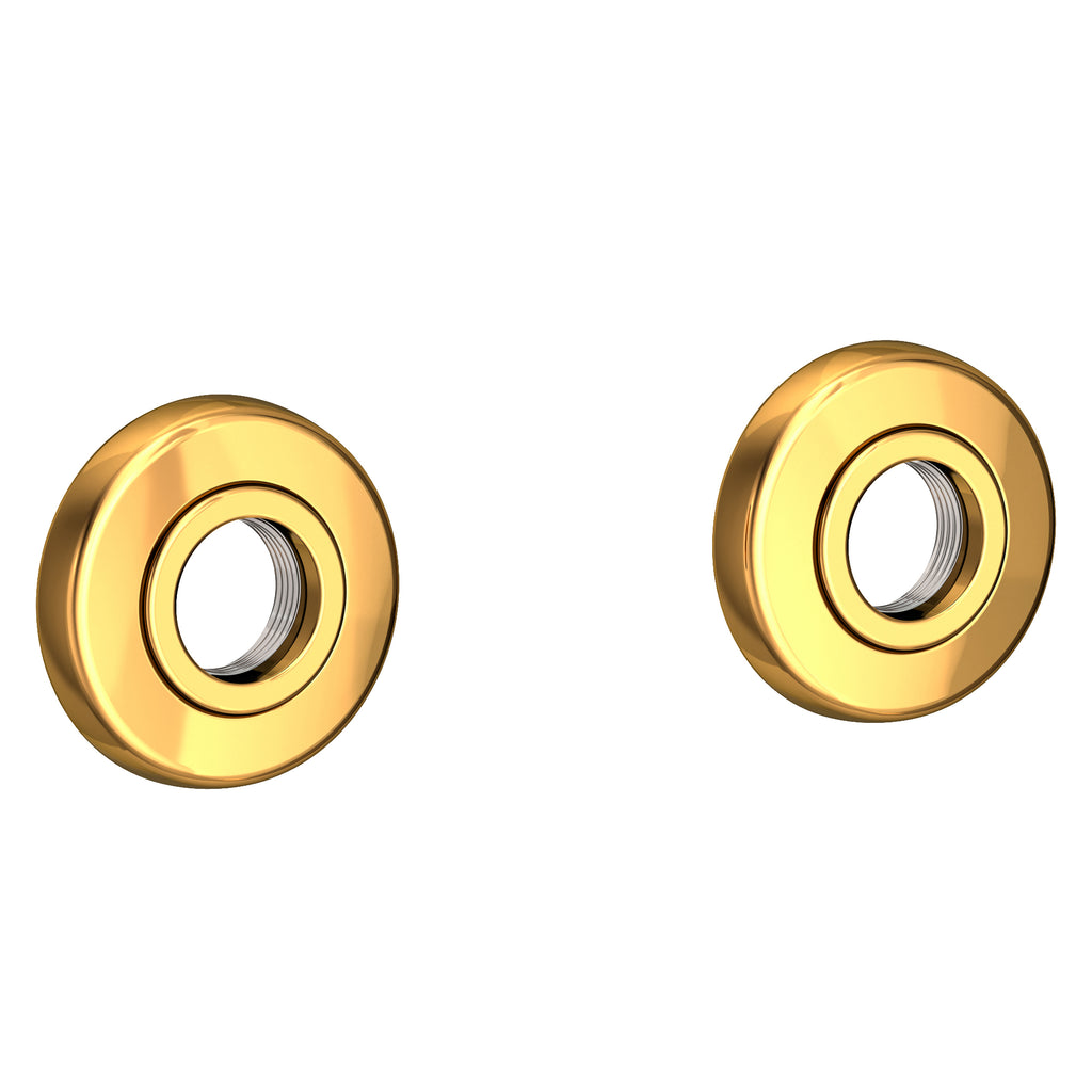 Newport Brass East Linear 990-2400 — Anillos Decorativos y Herrajes para Barra de Seguridad — Oro Pulido (PVD)