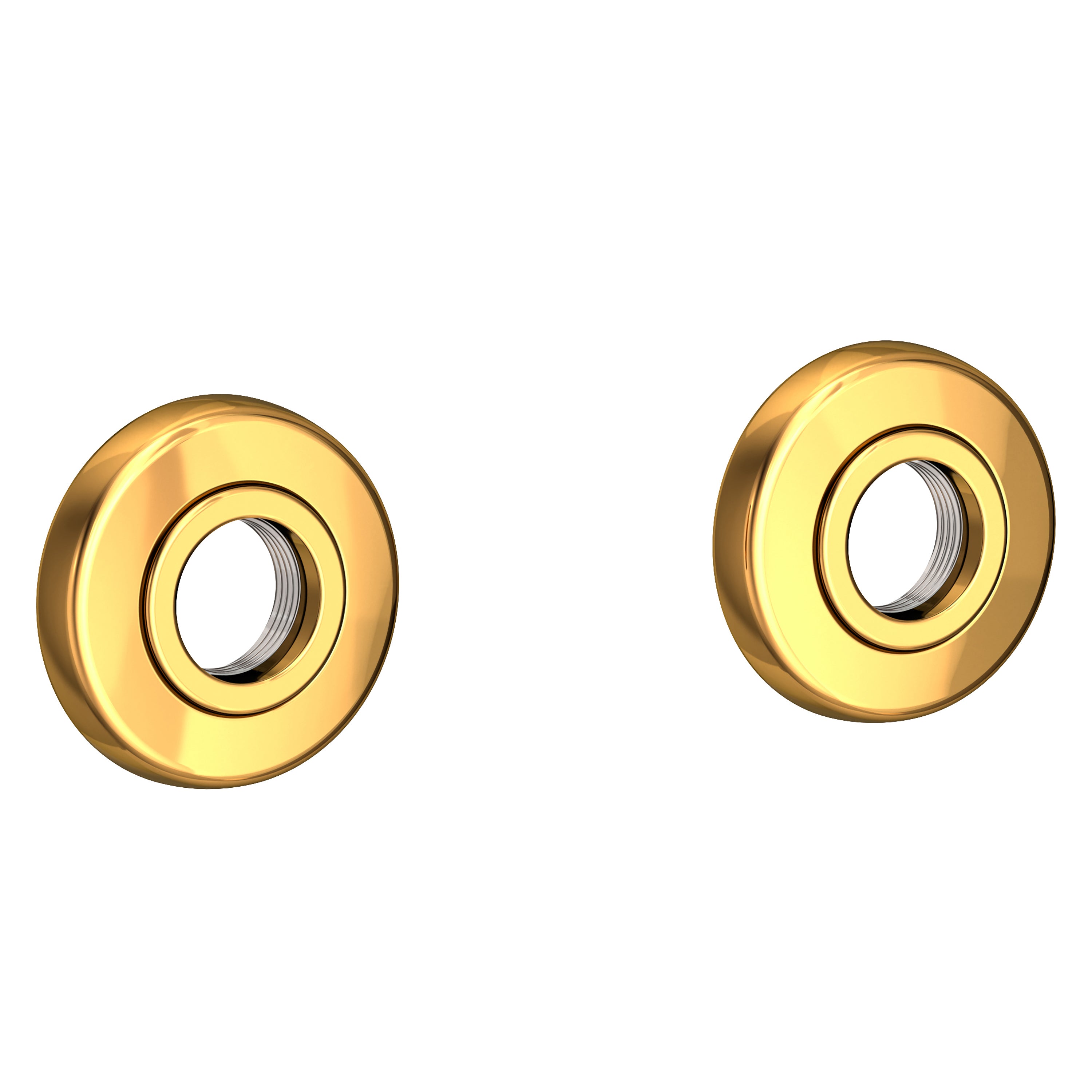 Newport Brass East Linear 990-2400 — Anillos Decorativos y Herrajes para Barra de Seguridad — Oro Pulido (PVD)