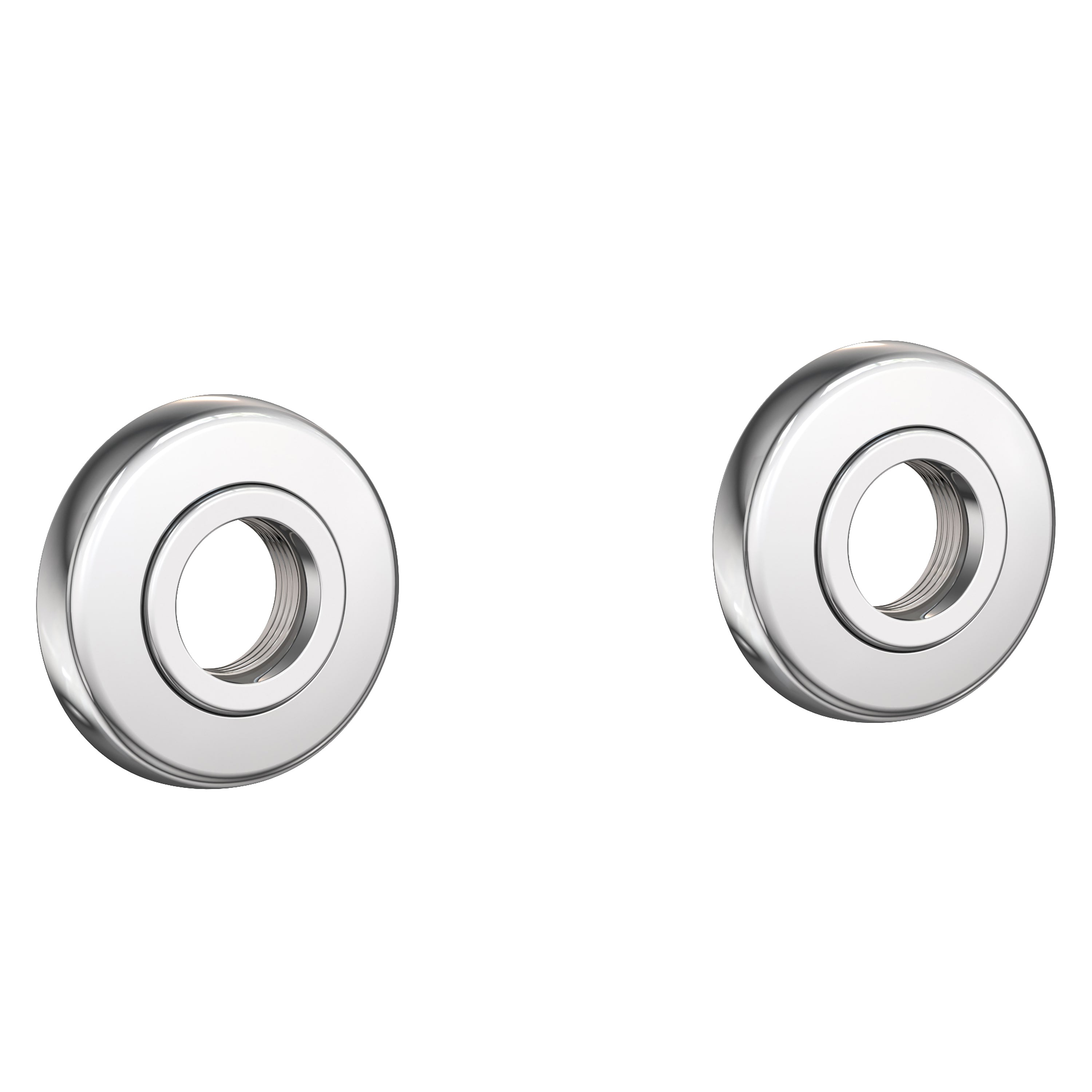 Newport Brass East Linear 990-2400 — Anillos Decorativos y Herrajes para Barra de Seguridad — Cromo Pulido