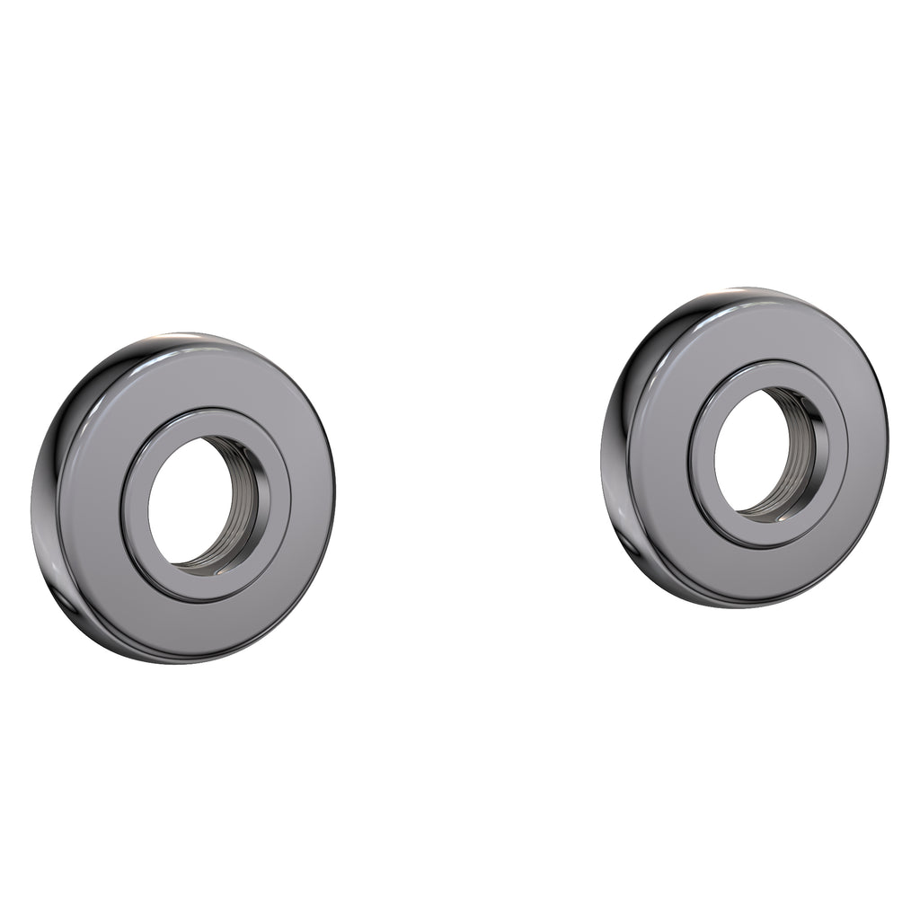 Newport Brass East Linear 990-2400 — Anillos Decorativos y Herrajes para Barra de Seguridad — Cromo Medianoche