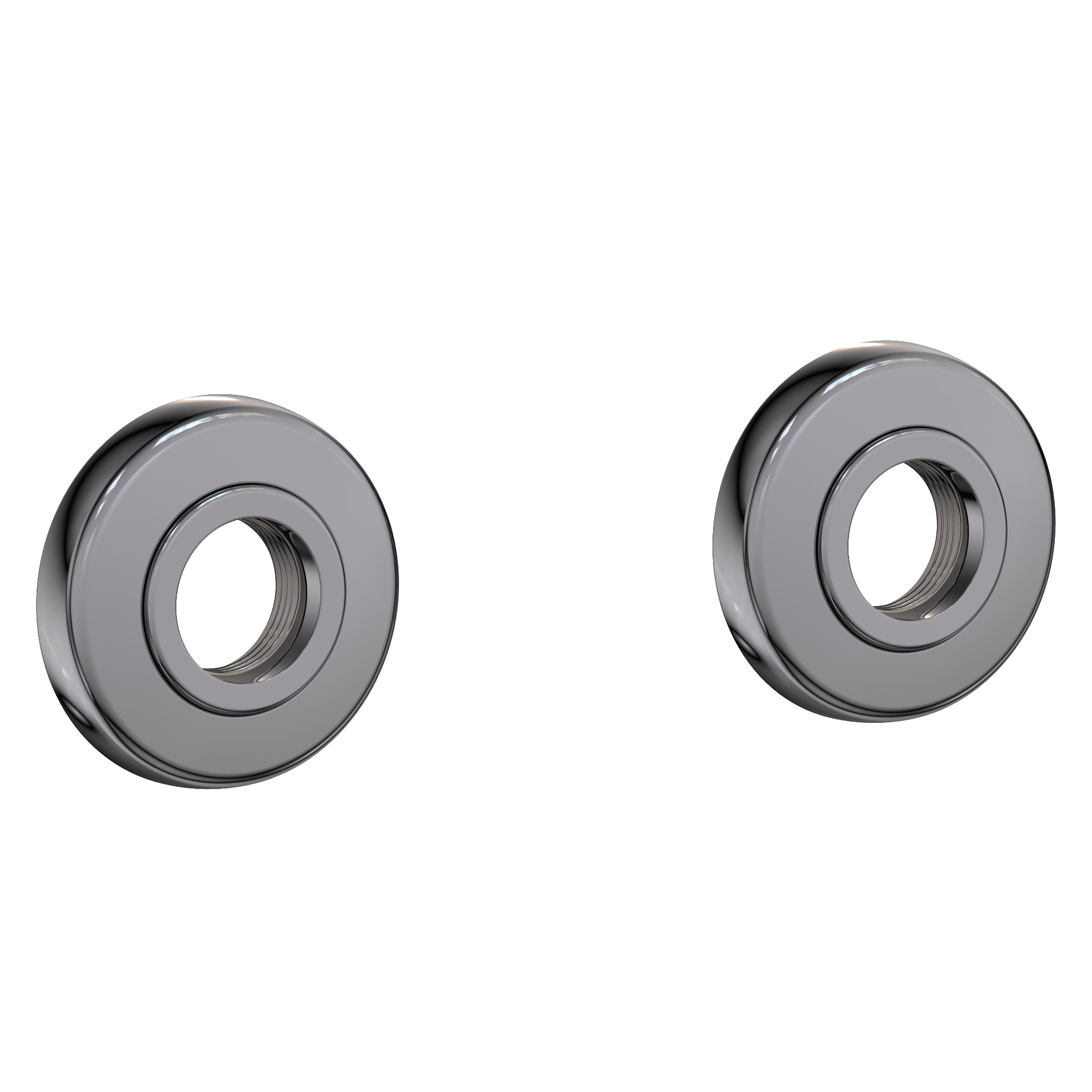 Newport Brass East Linear 990-2400 — Anillos Decorativos y Herrajes para Barra de Seguridad — Cromo Medianoche
