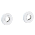 Newport Brass East Linear 990-2400 — Anillos Decorativos y Herrajes para Barra de Seguridad — Blanco Mate