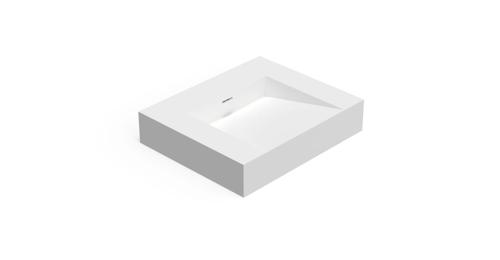 Badeloft Lavabo de Pared Tipo Rampa WT-04-F