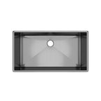 Rohl Forze Tarja Sencilla de Acero Inoxidable 33" - Acero Inoxidable Negro