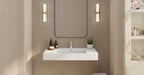 Badeloft Lavabo de Pared Tipo Rampa WT-04-G