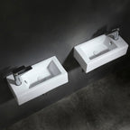 Barclay Arcadia — Lavabo de Pared Rectangular de Cerámica — imagen 7