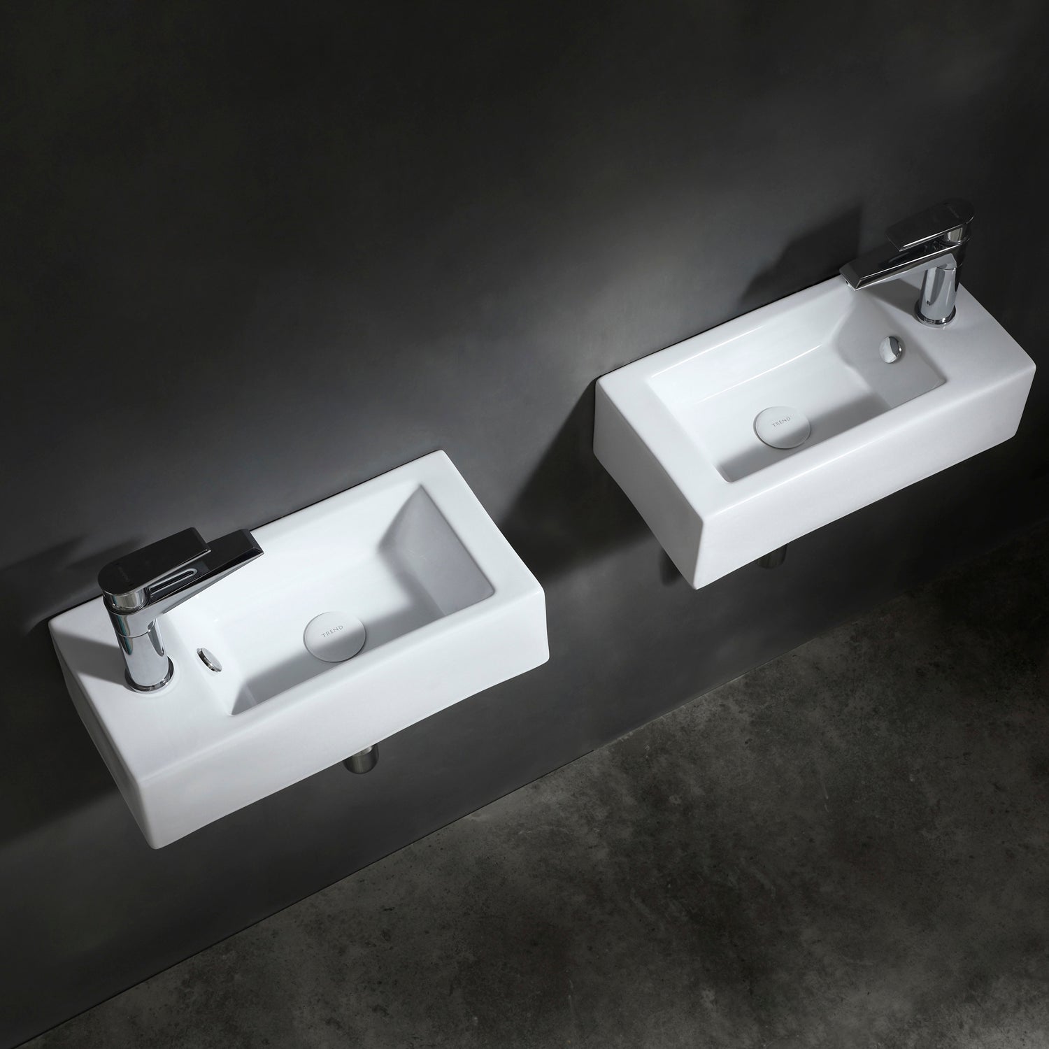 Barclay Arcadia — Lavabo de Pared Rectangular de Cerámica — imagen 7